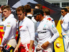 GP UNGHERIA, 24.07.2016 - Gara, Max Verstappen (NED) Red Bull Racing RB12, Sebastian Vettel (GER) Ferrari SF16-H e Lewis Hamilton (GBR) Mercedes AMG F1 W07 Hybrid