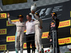 GP UNGHERIA, 24.07.2016 - Gara, 1st position Lewis Hamilton (GBR) Mercedes AMG F1 W07 Hybrid, secondo Nico Rosberg (GER) Mercedes AMG F1 W07 Hybrid e terzo Daniel Ricciardo (AUS) Red Bull Racing RB12