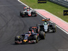GP UNGHERIA, 24.07.2016 - Gara, Daniil Kvyat (RUS) Scuderia Toro Rosso STR11 davanti a Nico Hulkenberg (GER) Sahara Force India F1 VJM09
