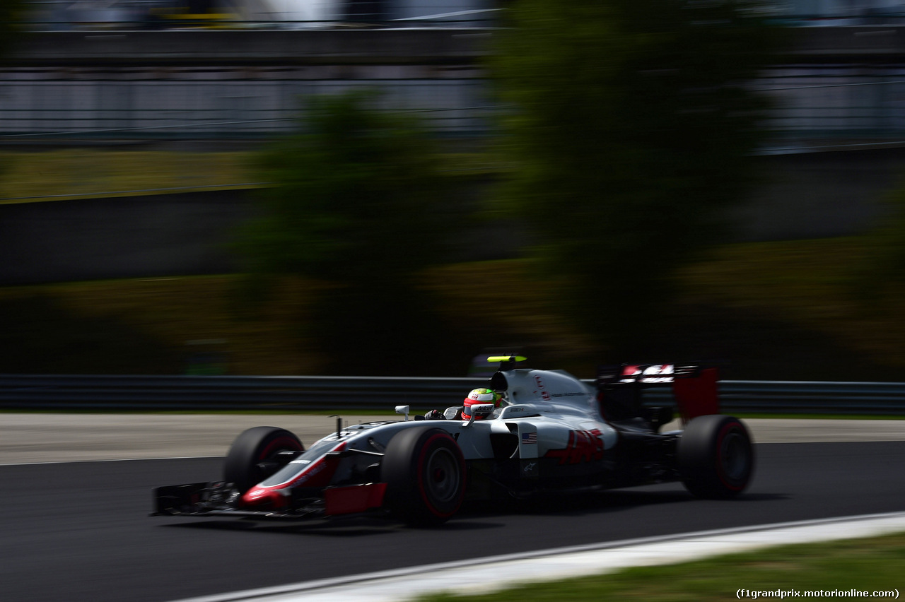 GP UNGHERIA, 23.07.2016 - Prove Libere 3, Esteban Gutierrez (MEX) Haas F1 Team VF-16