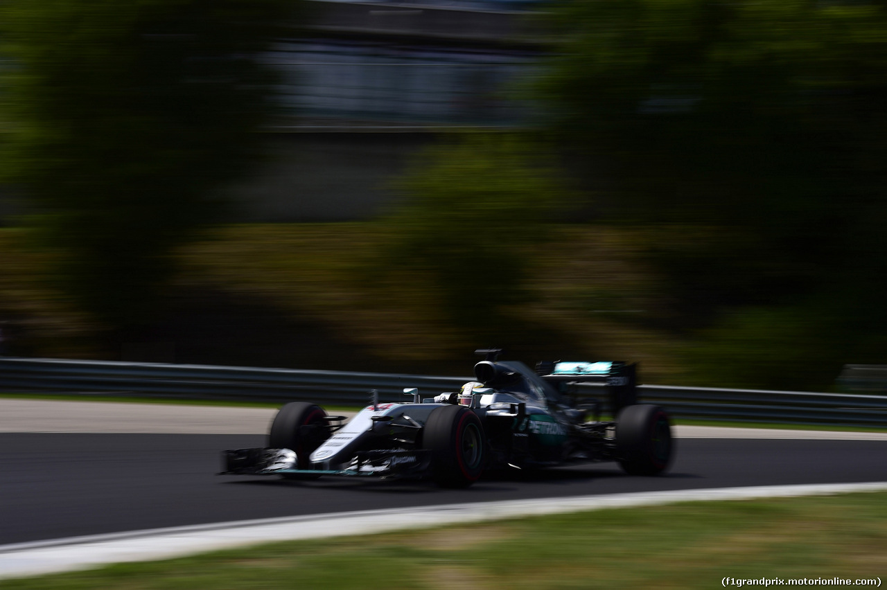 GP UNGHERIA, 23.07.2016 - Prove Libere 3, Lewis Hamilton (GBR) Mercedes AMG F1 W07 Hybrid