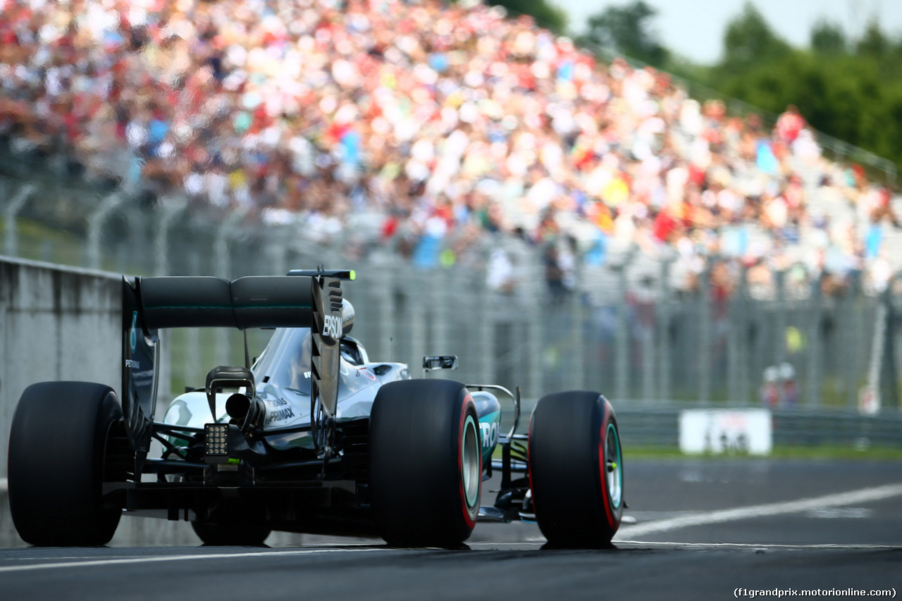 GP UNGHERIA, 23.07.2016 - Prove Libere 3, Nico Rosberg (GER) Mercedes AMG F1 W07 Hybrid