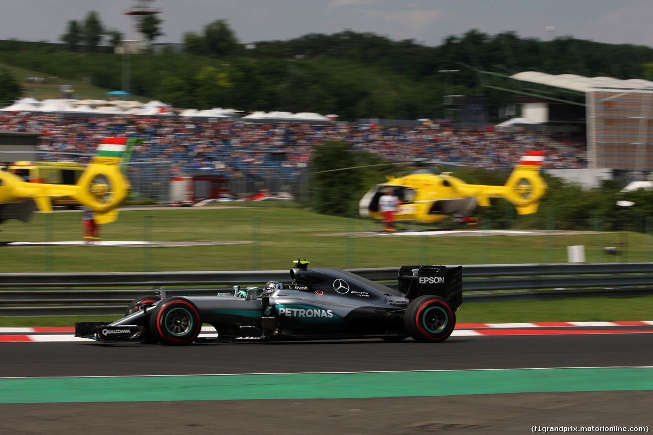 GP UNGHERIA, 23.07.2016 - Prove Libere 3, Nico Rosberg (GER) Mercedes AMG F1 W07 Hybrid