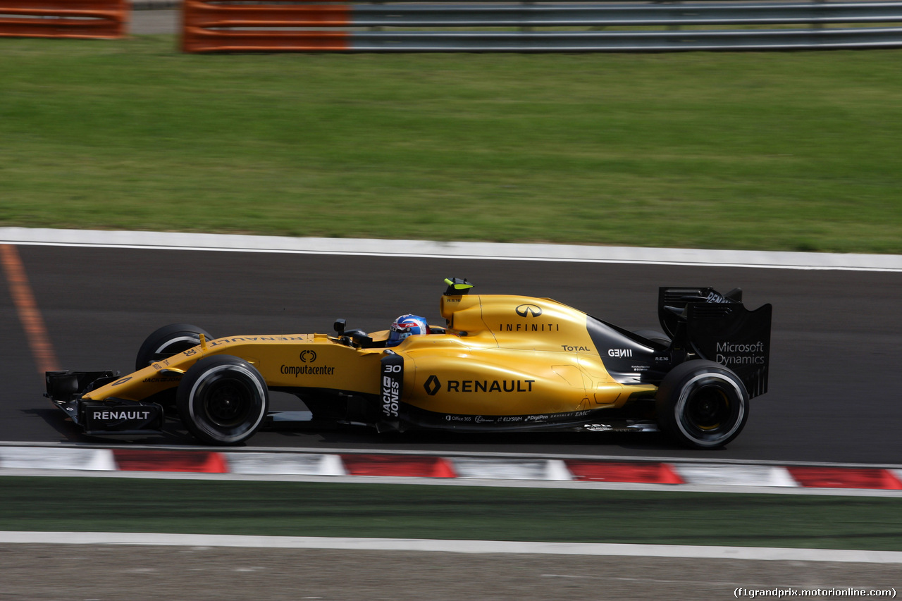 GP UNGHERIA, 23.07.2016 - Prove Libere 3, Jolyon Palmer (GBR) Renault Sport F1 Team RS16