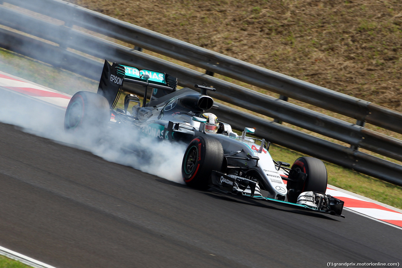 GP UNGHERIA, 23.07.2016 - Prove Libere 3, Lewis Hamilton (GBR) Mercedes AMG F1 W07 Hybrid