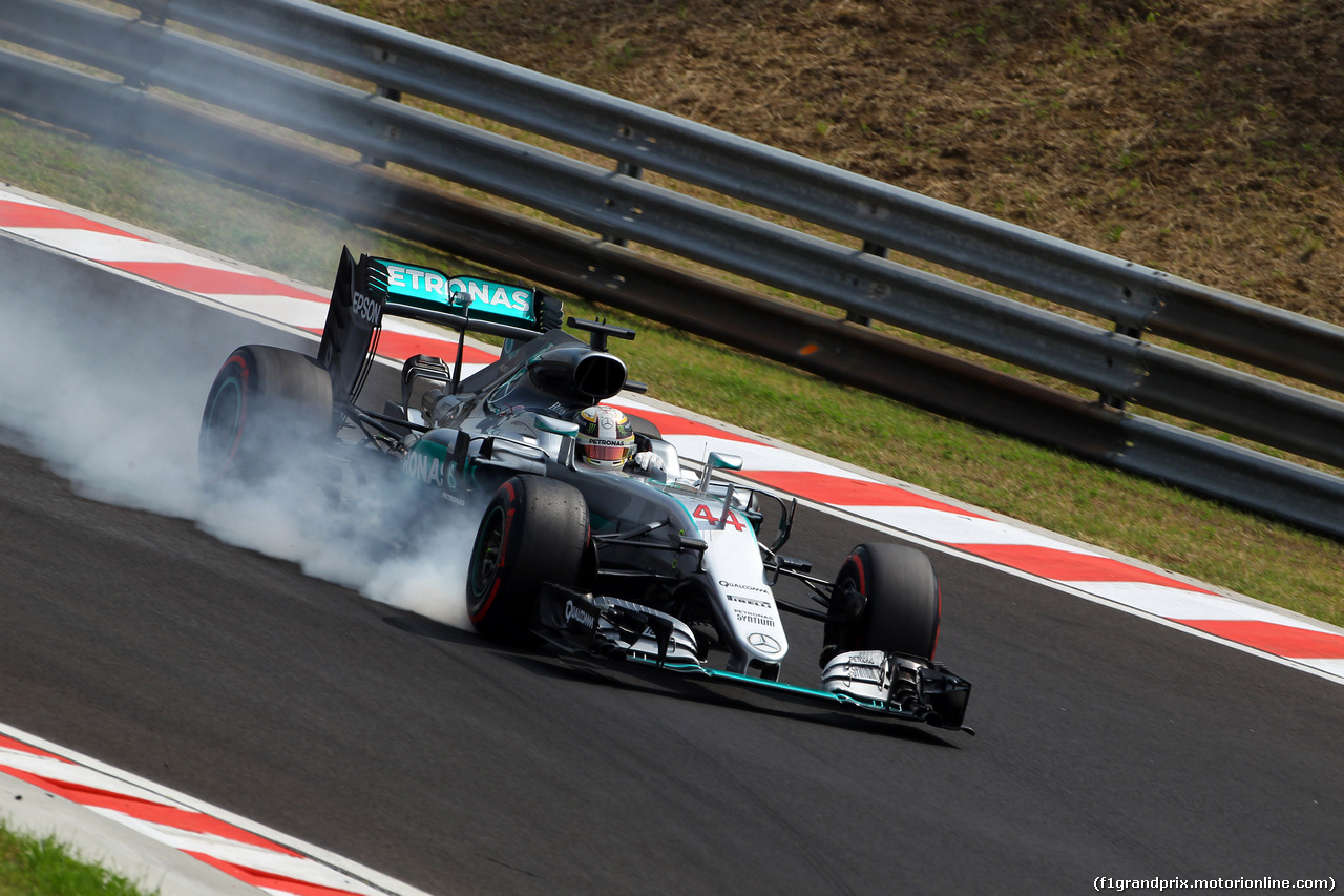 GP UNGHERIA, 23.07.2016 - Prove Libere 3, Lewis Hamilton (GBR) Mercedes AMG F1 W07 Hybrid