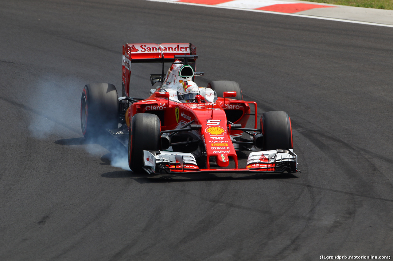 GP UNGHERIA, 23.07.2016 - Prove Libere 3, Sebastian Vettel (GER) Ferrari SF16-H