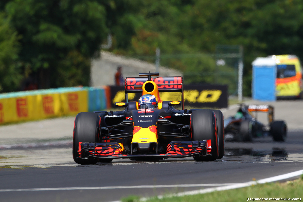 GP UNGHERIA, 23.07.2016 - Prove Libere 3, Daniel Ricciardo (AUS) Red Bull Racing RB12