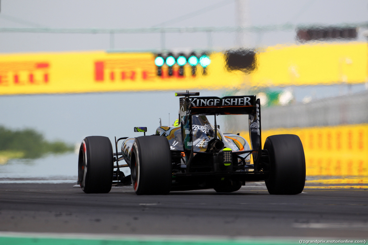 GP UNGHERIA, 23.07.2016 - Prove Libere 3, Sergio Perez (MEX) Sahara Force India F1 VJM09