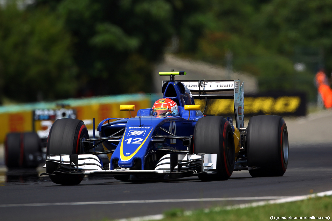 GP UNGHERIA, 23.07.2016 - Prove Libere 3, Felipe Nasr (BRA) Sauber C34