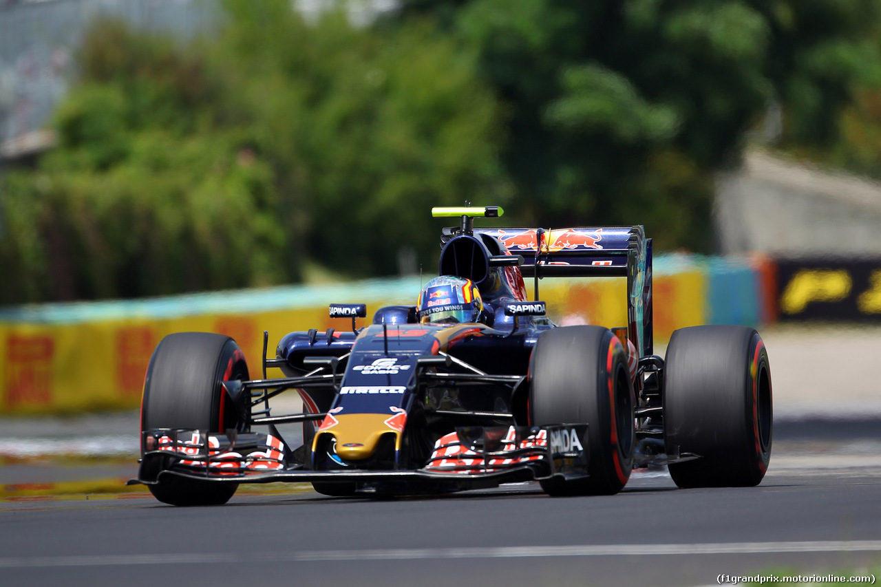 GP UNGHERIA, 23.07.2016 - Prove Libere 3, Carlos Sainz Jr (ESP) Scuderia Toro Rosso STR11