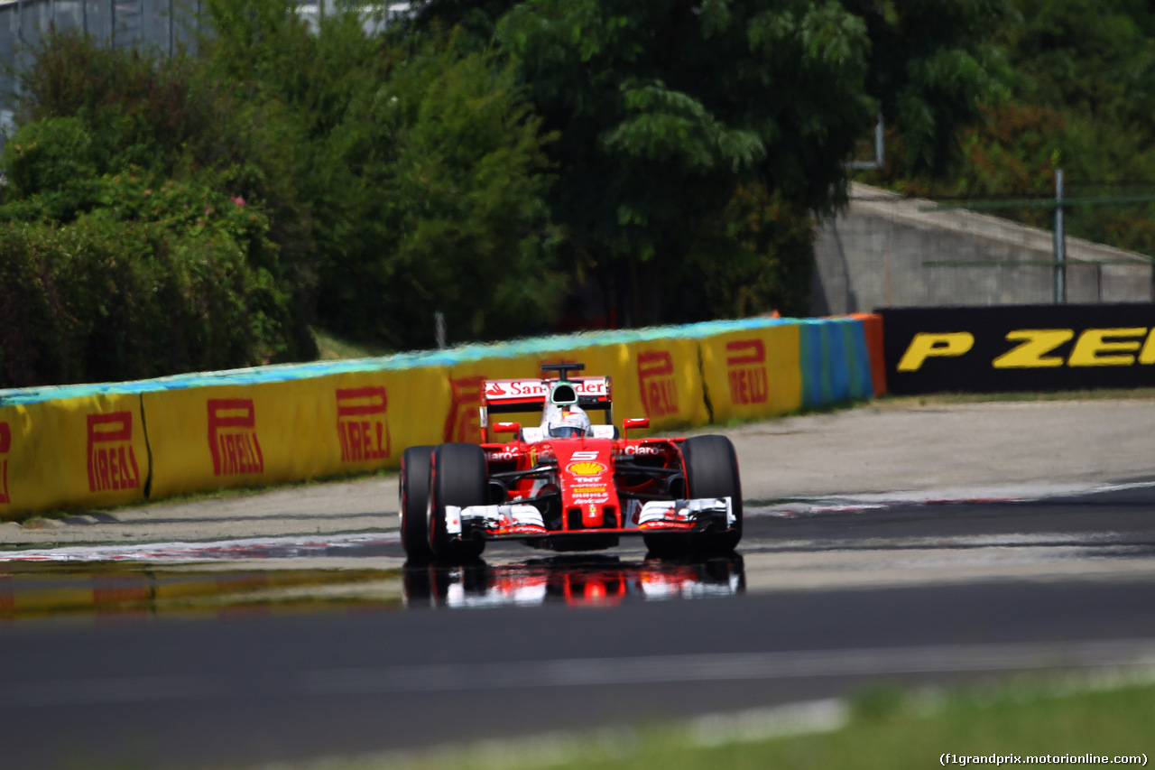 GP UNGHERIA, 23.07.2016 - Prove Libere 3, Sebastian Vettel (GER) Ferrari SF16-H