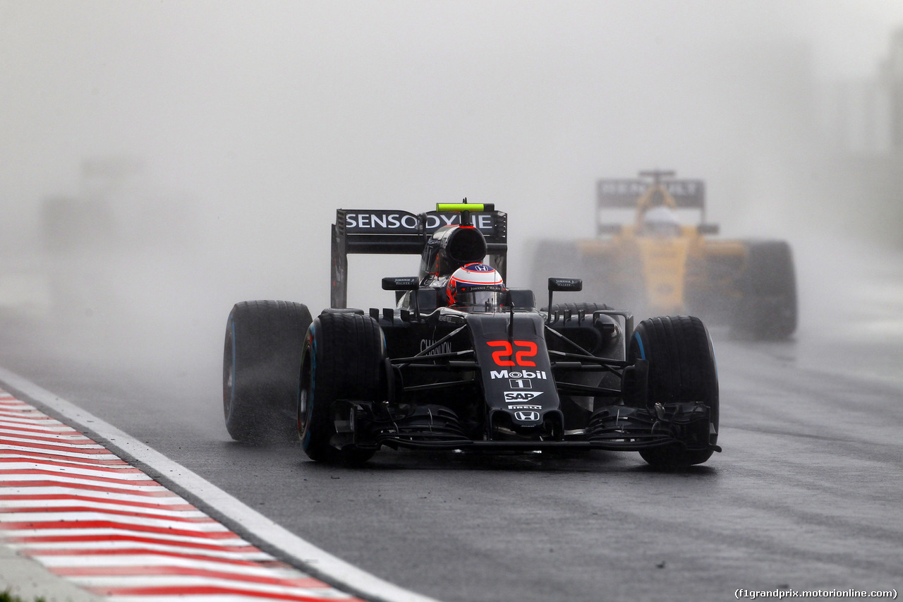 GP UNGHERIA, 23.07.2016 - Qualifiche, Jenson Button (GBR)  McLaren Honda MP4-31