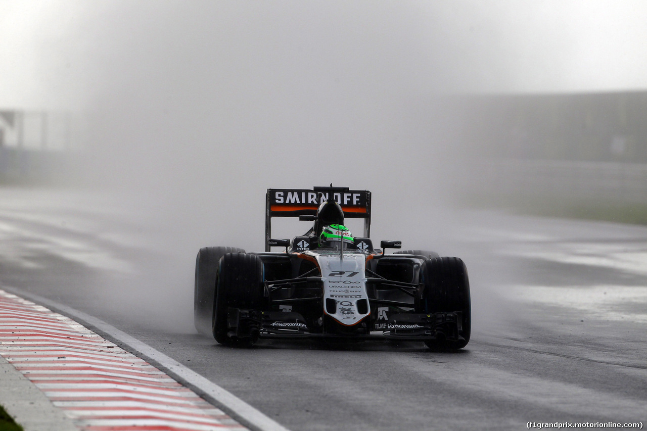 GP UNGHERIA, 23.07.2016 - Qualifiche, Nico Hulkenberg (GER) Sahara Force India F1 VJM09