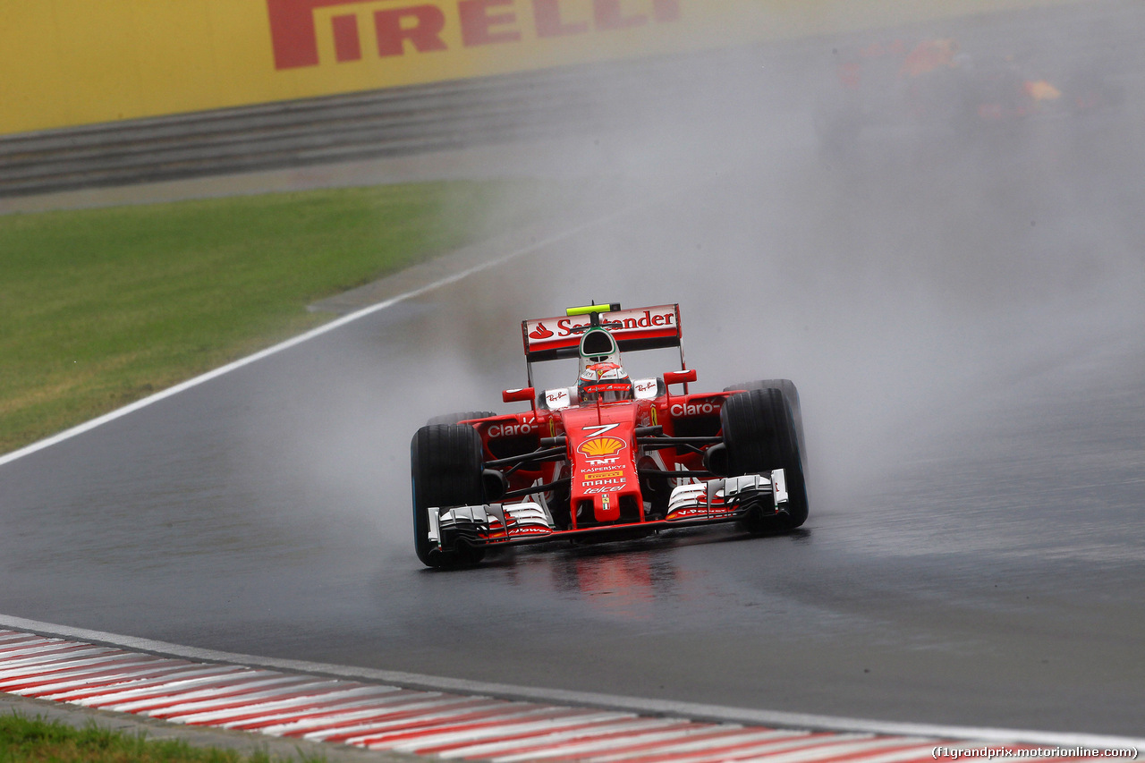 GP UNGHERIA, 23.07.2016 - Qualifiche, Kimi Raikkonen (FIN) Ferrari SF16-H