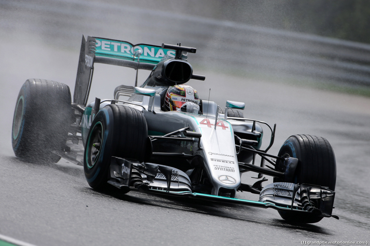 GP UNGHERIA, 23.07.2016 - Qualifiche, Lewis Hamilton (GBR) Mercedes AMG F1 W07 Hybrid