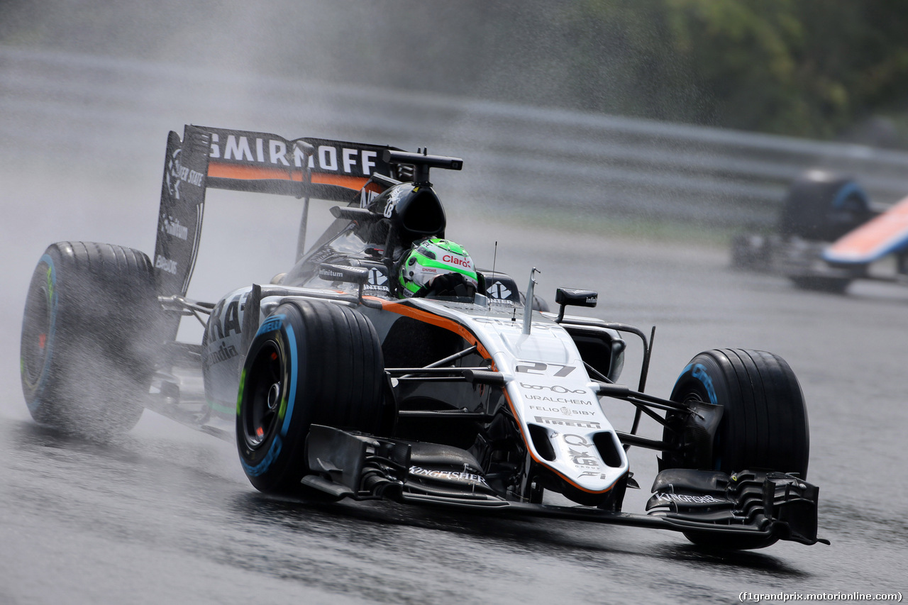 GP UNGHERIA, 23.07.2016 - Qualifiche, Nico Hulkenberg (GER) Sahara Force India F1 VJM09