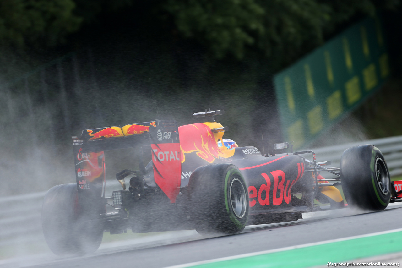 GP UNGHERIA, 23.07.2016 - Qualifiche, Daniel Ricciardo (AUS) Red Bull Racing RB12