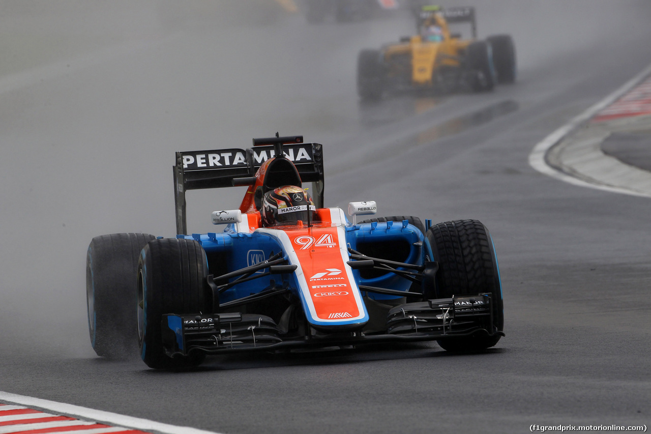 GP UNGHERIA, 23.07.2016 - Qualifiche, Pascal Wehrlein (GER) Manor Racing MRT05