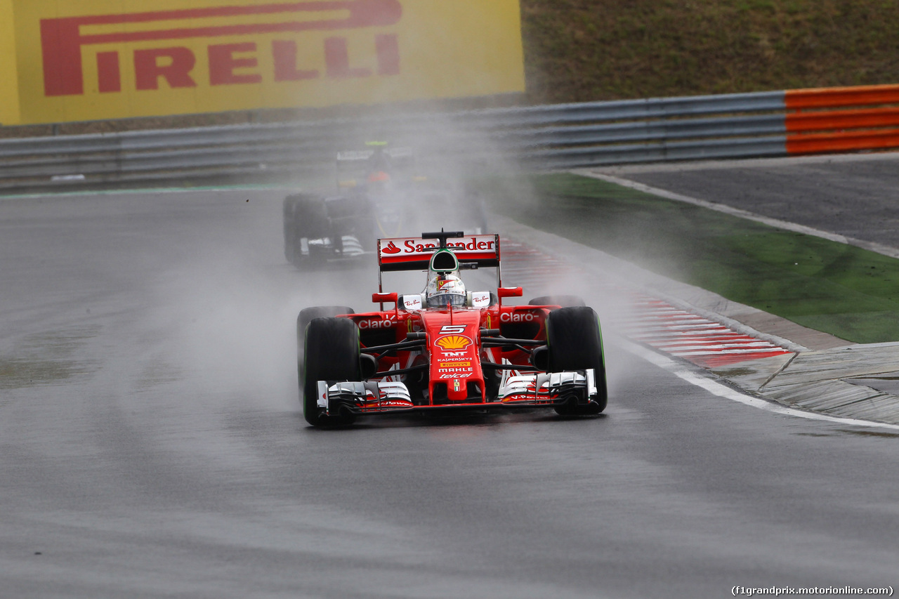 GP UNGHERIA, 23.07.2016 - Qualifiche, Sebastian Vettel (GER) Ferrari SF16-H