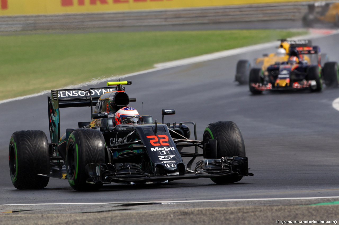 GP UNGHERIA, 23.07.2016 - Qualifiche, Jenson Button (GBR)  McLaren Honda MP4-31