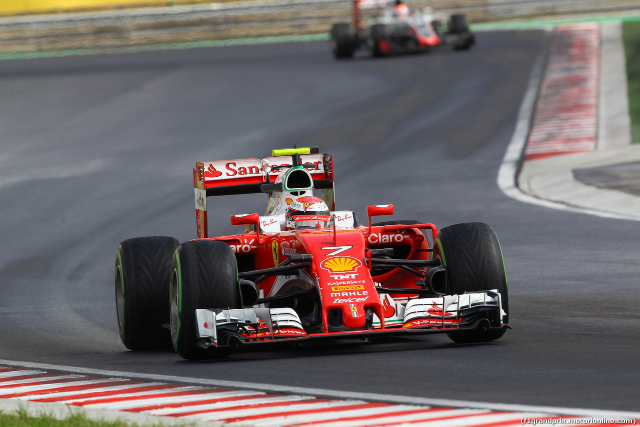 GP UNGHERIA, 23.07.2016 - Qualifiche, Kimi Raikkonen (FIN) Ferrari SF16-H