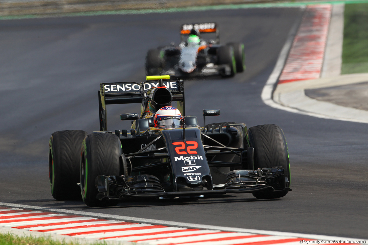 GP UNGHERIA, 23.07.2016 - Qualifiche, Jenson Button (GBR)  McLaren Honda MP4-31