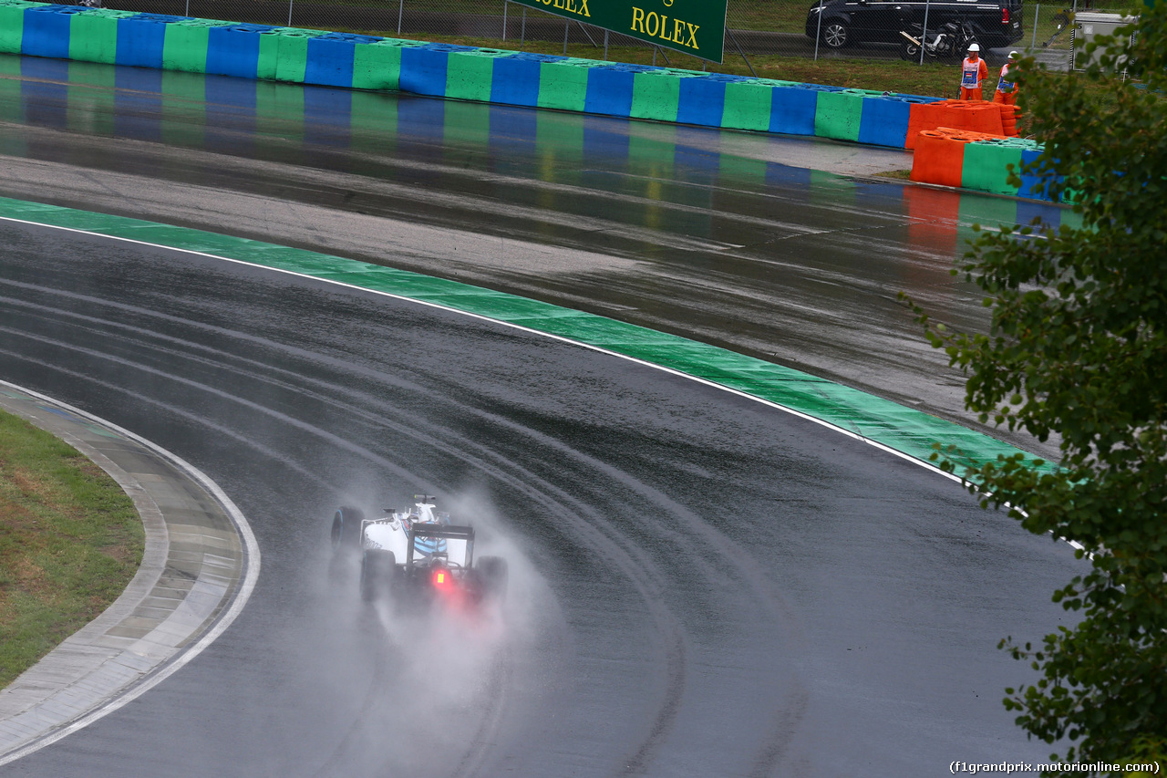 GP UNGHERIA, 23.07.2016 - Qualifiche, Valtteri Bottas (FIN) Williams FW38