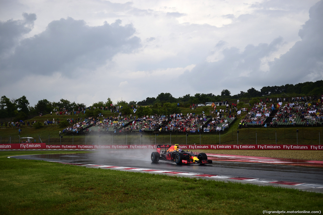 GP UNGHERIA, 23.07.2016 - Qualifiche, Max Verstappen (NED) Red Bull Racing RB12