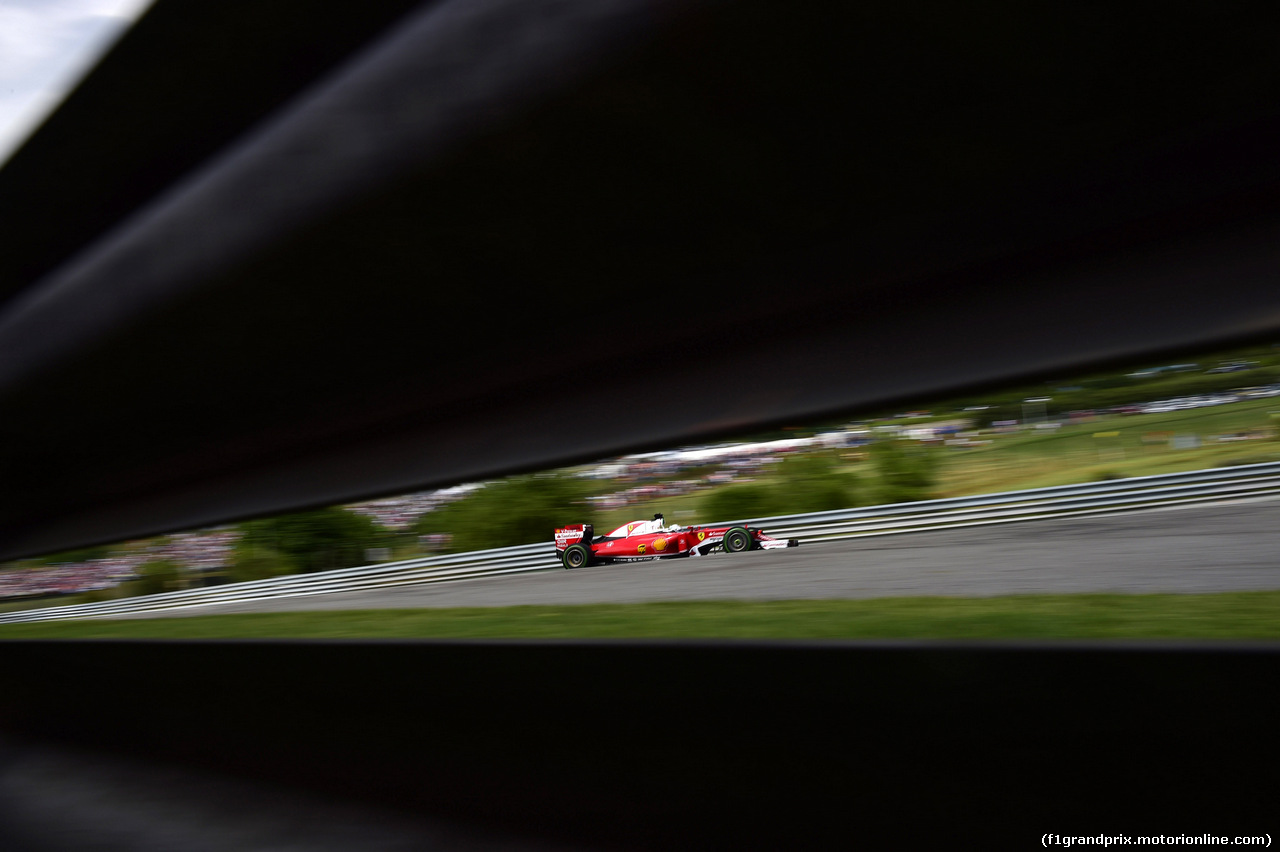 GP UNGHERIA, 23.07.2016 - Qualifiche, Sebastian Vettel (GER) Ferrari SF16-H