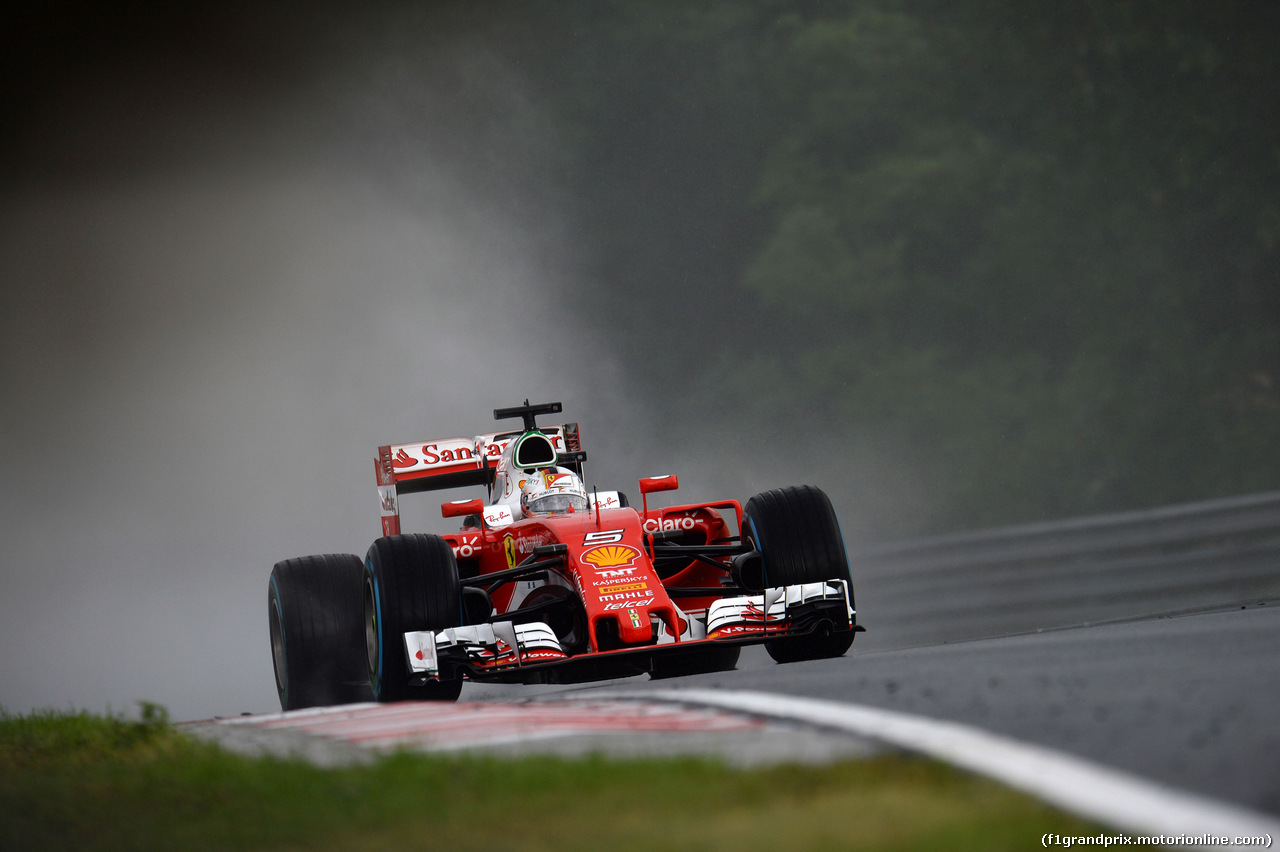 GP UNGHERIA, 23.07.2016 - Qualifiche, Sebastian Vettel (GER) Ferrari SF16-H