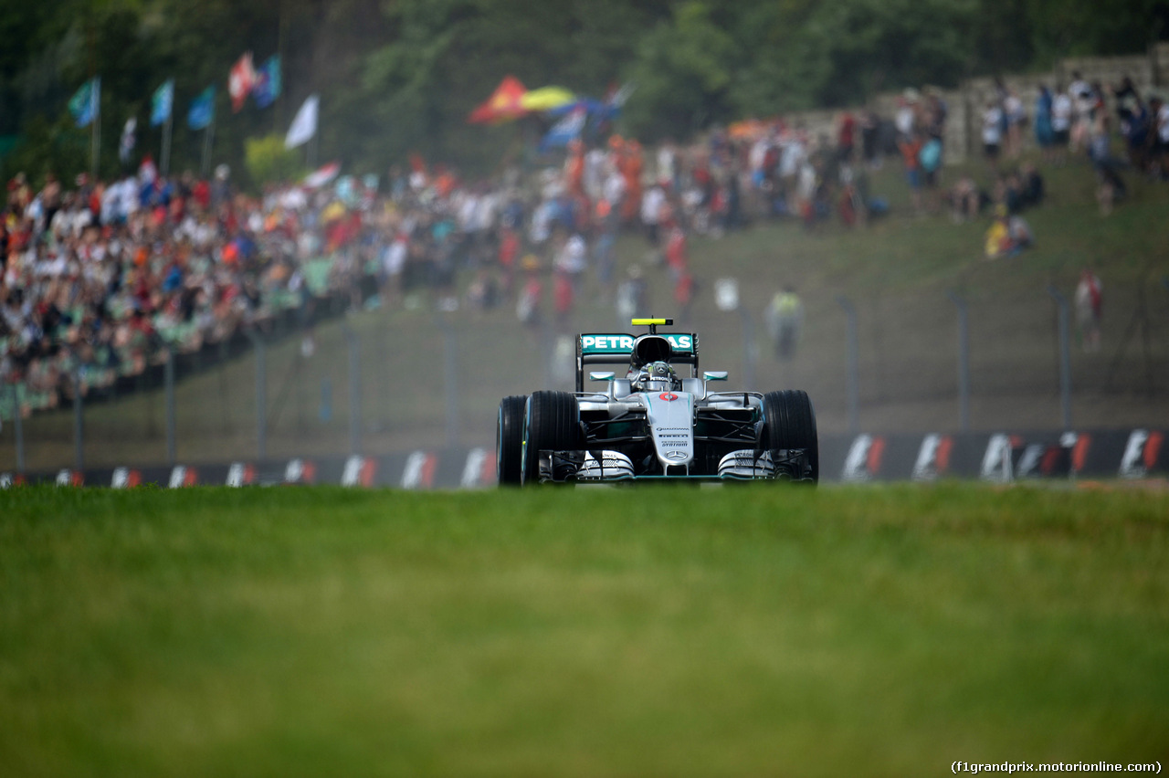 GP UNGHERIA, 23.07.2016 - Qualifiche, Nico Rosberg (GER) Mercedes AMG F1 W07 Hybrid