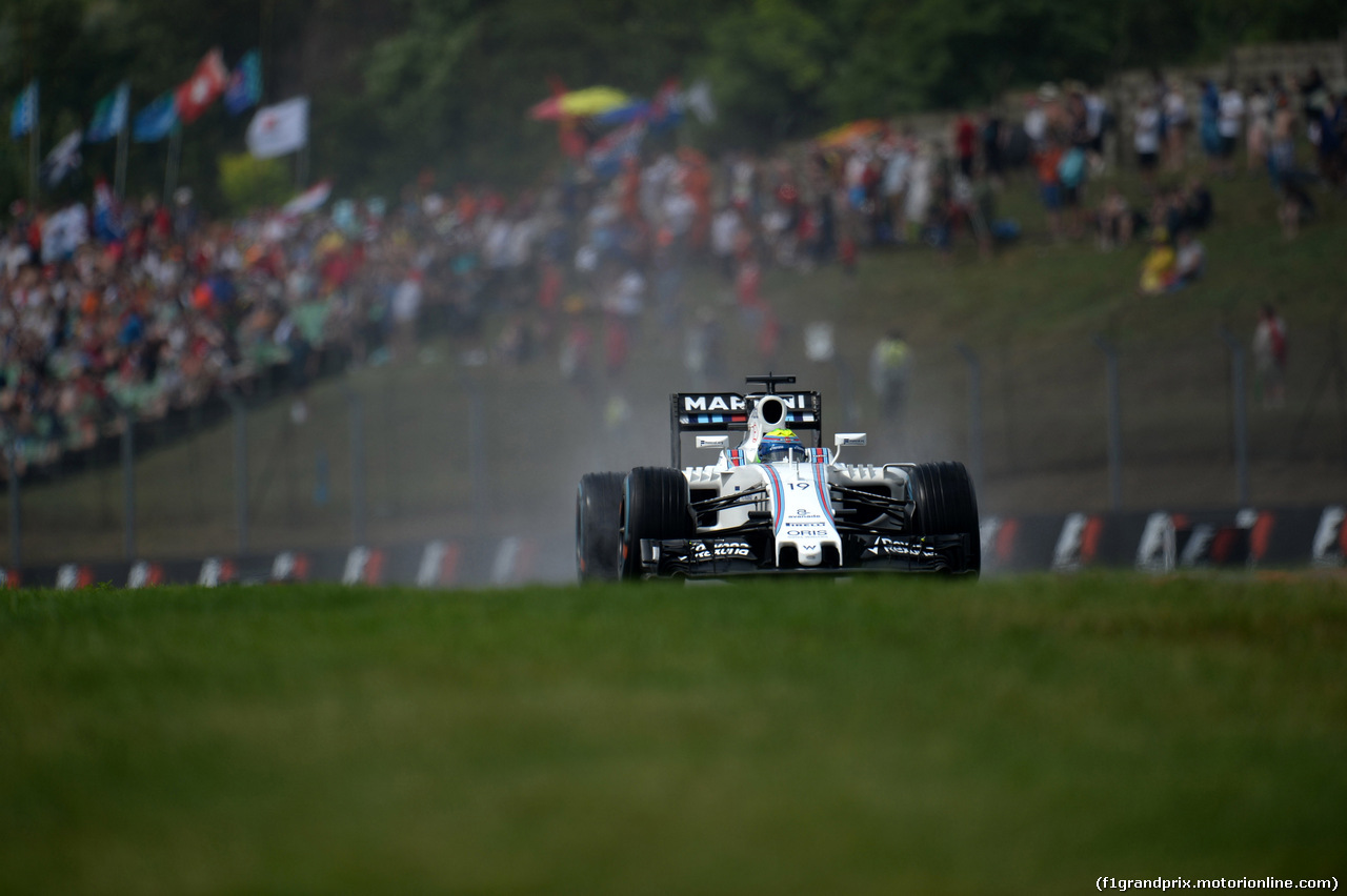 GP UNGHERIA, 23.07.2016 - Qualifiche, Felipe Massa (BRA) Williams FW38