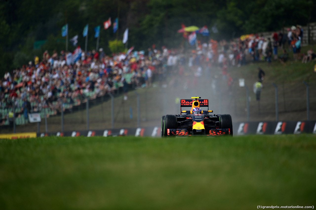 GP UNGHERIA, 23.07.2016 - Qualifiche, Max Verstappen (NED) Red Bull Racing RB12