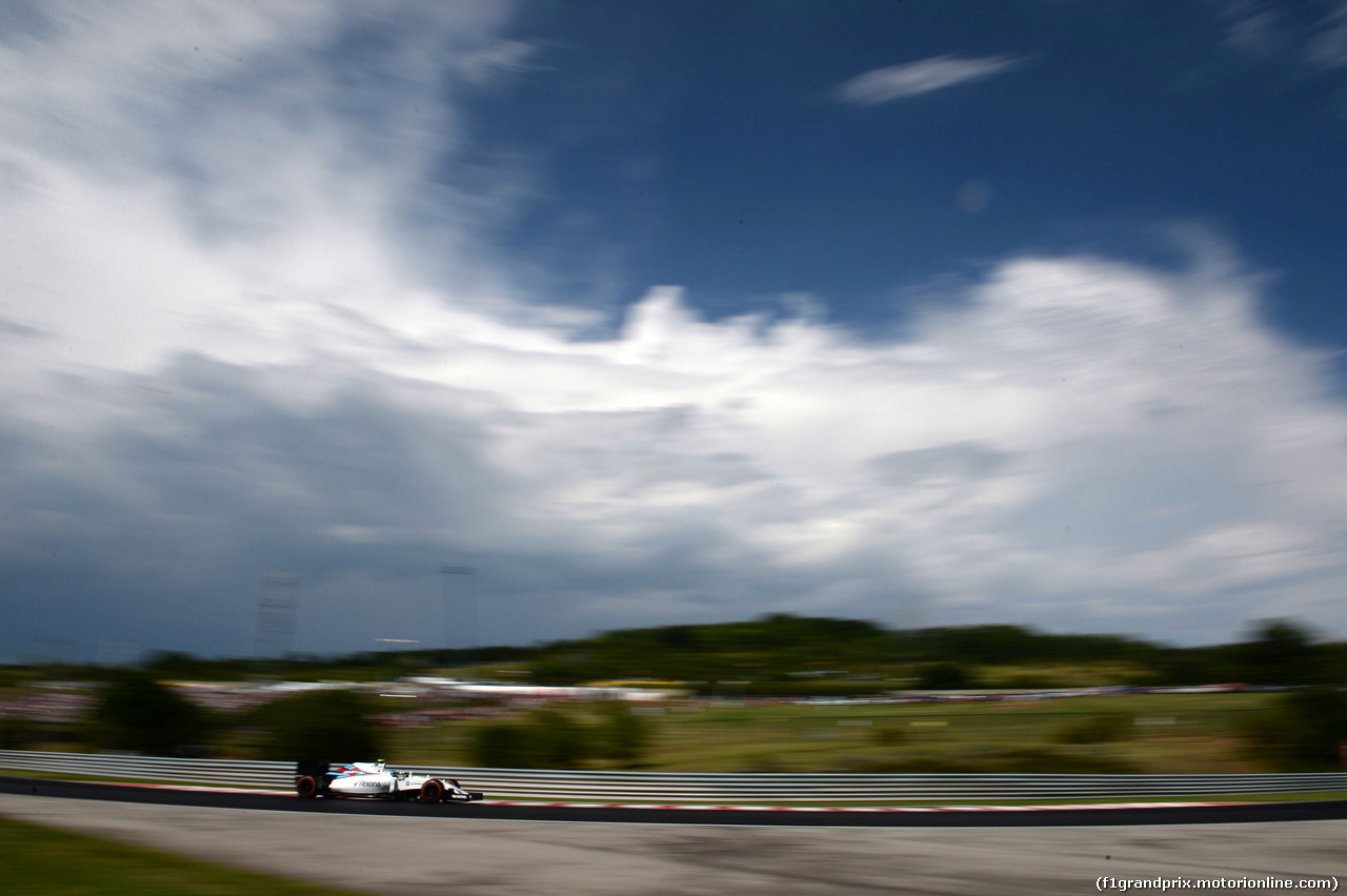 GP UNGHERIA, 23.07.2016 - Qualifiche, Valtteri Bottas (FIN) Williams FW38