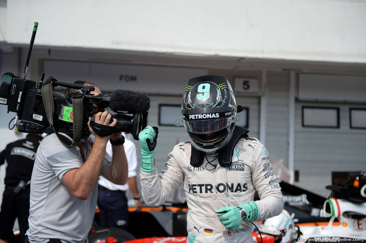 GP UNGHERIA, 23.07.2016 - Qualifiche, Nico Rosberg (GER) Mercedes AMG F1 W07 Hybrid pole position