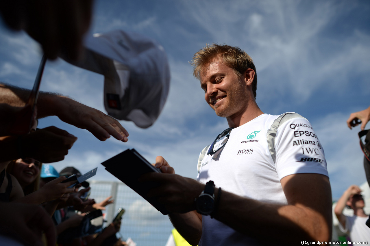 GP UNGHERIA, 21.07.2016 - Autograph session, Nico Rosberg (GER) Mercedes AMG F1 W07 Hybrid