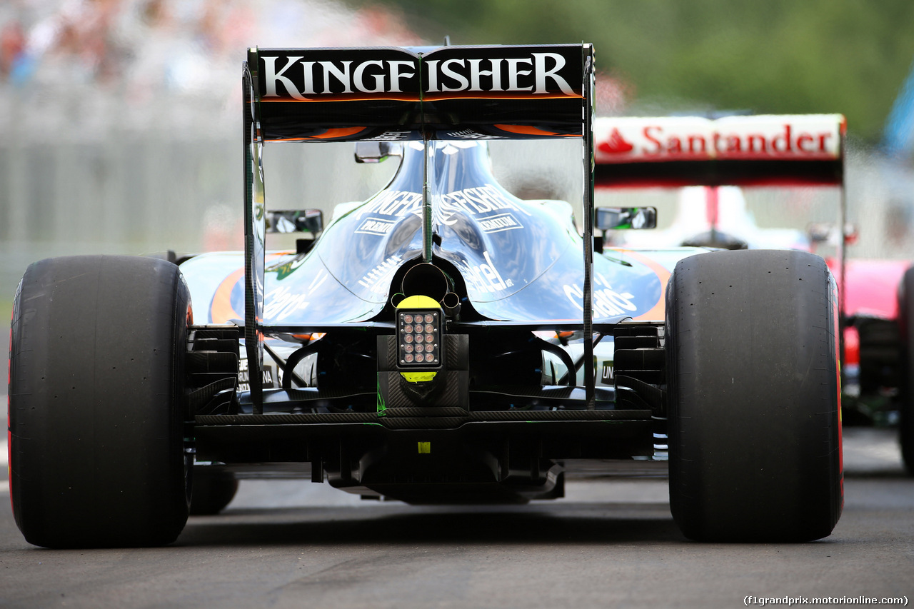 GP UNGHERIA, 22.07.2016 - Prove Libere 1, Nico Hulkenberg (GER) Sahara Force India F1 VJM09