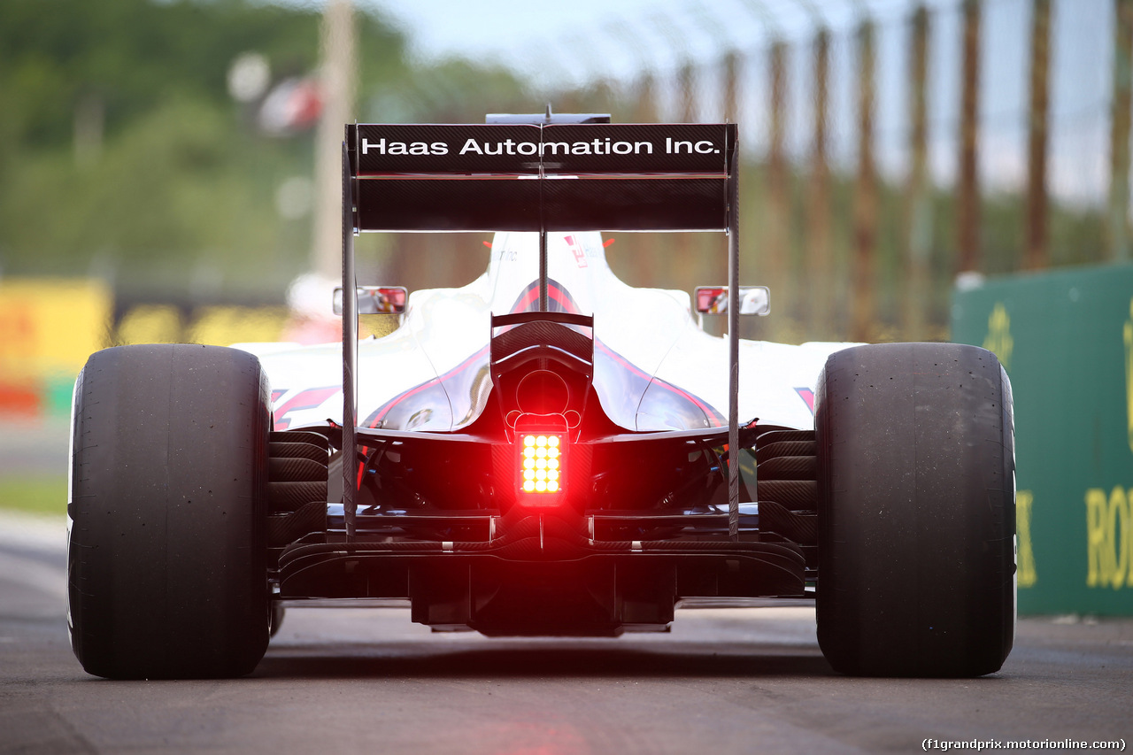GP UNGHERIA, 22.07.2016 - Prove Libere 1, Romain Grosjean (FRA) Haas F1 Team VF-16