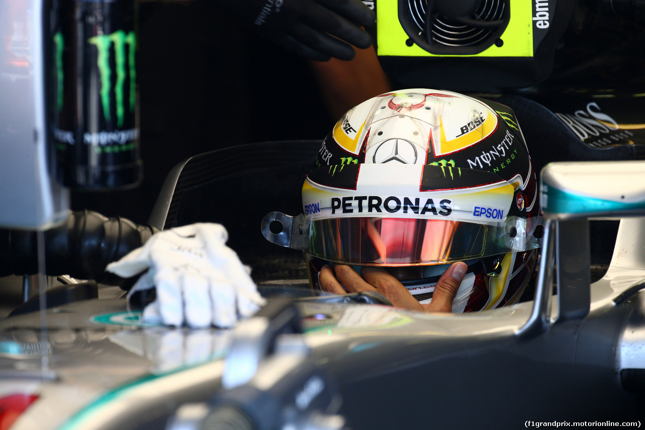 GP UNGHERIA, 22.07.2016 - Prove Libere 1, Lewis Hamilton (GBR) Mercedes AMG F1 W07 Hybrid