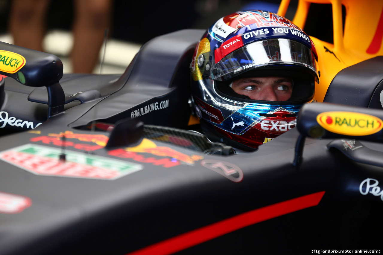 GP UNGHERIA, 22.07.2016 - Prove Libere 1, Max Verstappen (NED) Red Bull Racing RB12
