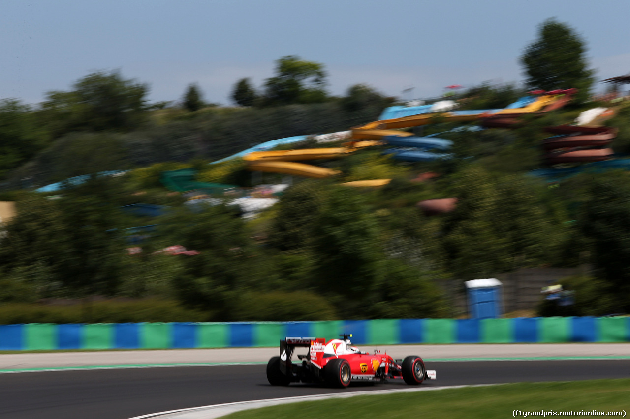 GP UNGHERIA, 22.07.2016 - Prove Libere 1, Kimi Raikkonen (FIN) Ferrari SF16-H