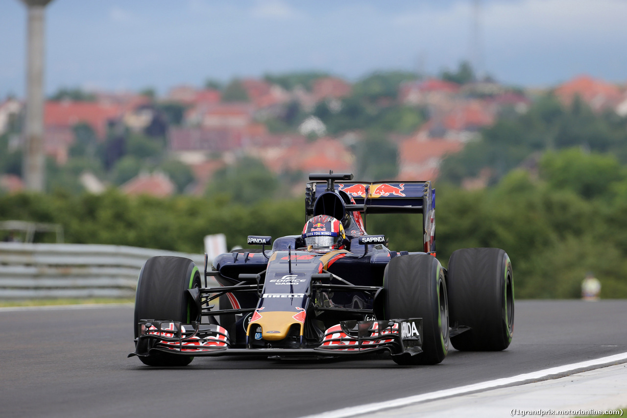 GP UNGHERIA, 22.07.2016 - Prove Libere 1, Daniil Kvyat (RUS) Scuderia Toro Rosso STR11