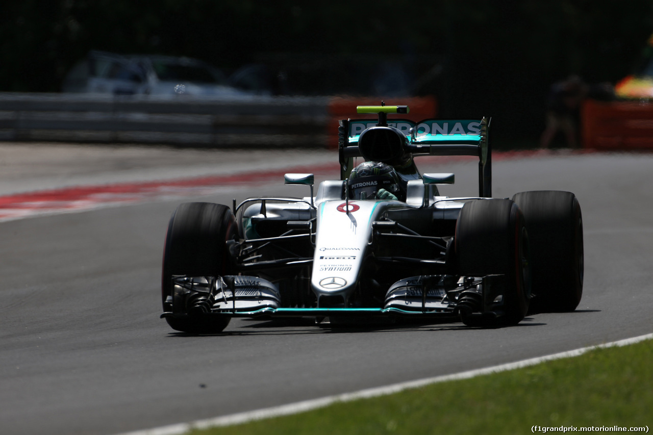 GP UNGHERIA, 22.07.2016 - Prove Libere 1, Nico Rosberg (GER) Mercedes AMG F1 W07 Hybrid