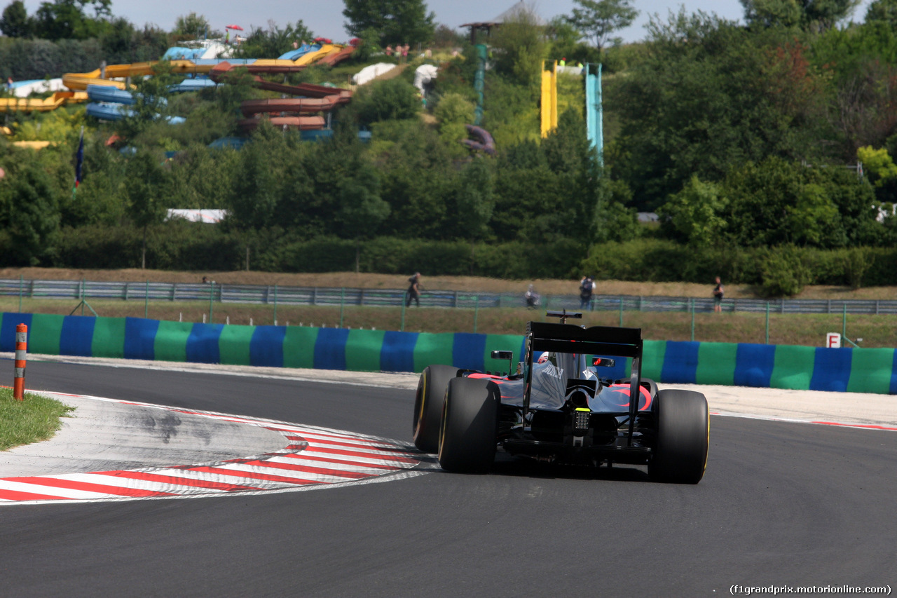 GP UNGHERIA, 22.07.2016 - Prove Libere 1, Jenson Button (GBR)  McLaren Honda MP4-31