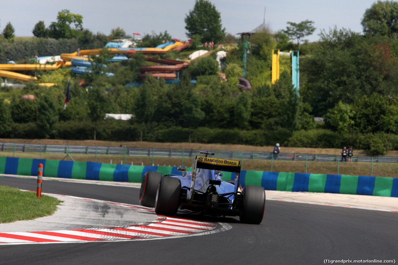 GP UNGHERIA, 22.07.2016 - Prove Libere 1, Felipe Nasr (BRA) Sauber C34