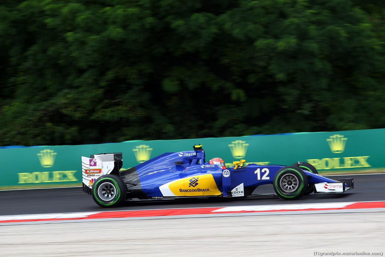 GP UNGHERIA, 22.07.2016 - Prove Libere 1, Felipe Nasr (BRA) Sauber C34