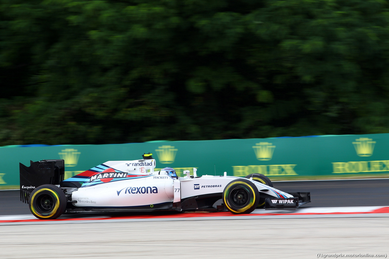 GP UNGHERIA, 22.07.2016 - Prove Libere 1, Valtteri Bottas (FIN) Williams FW38