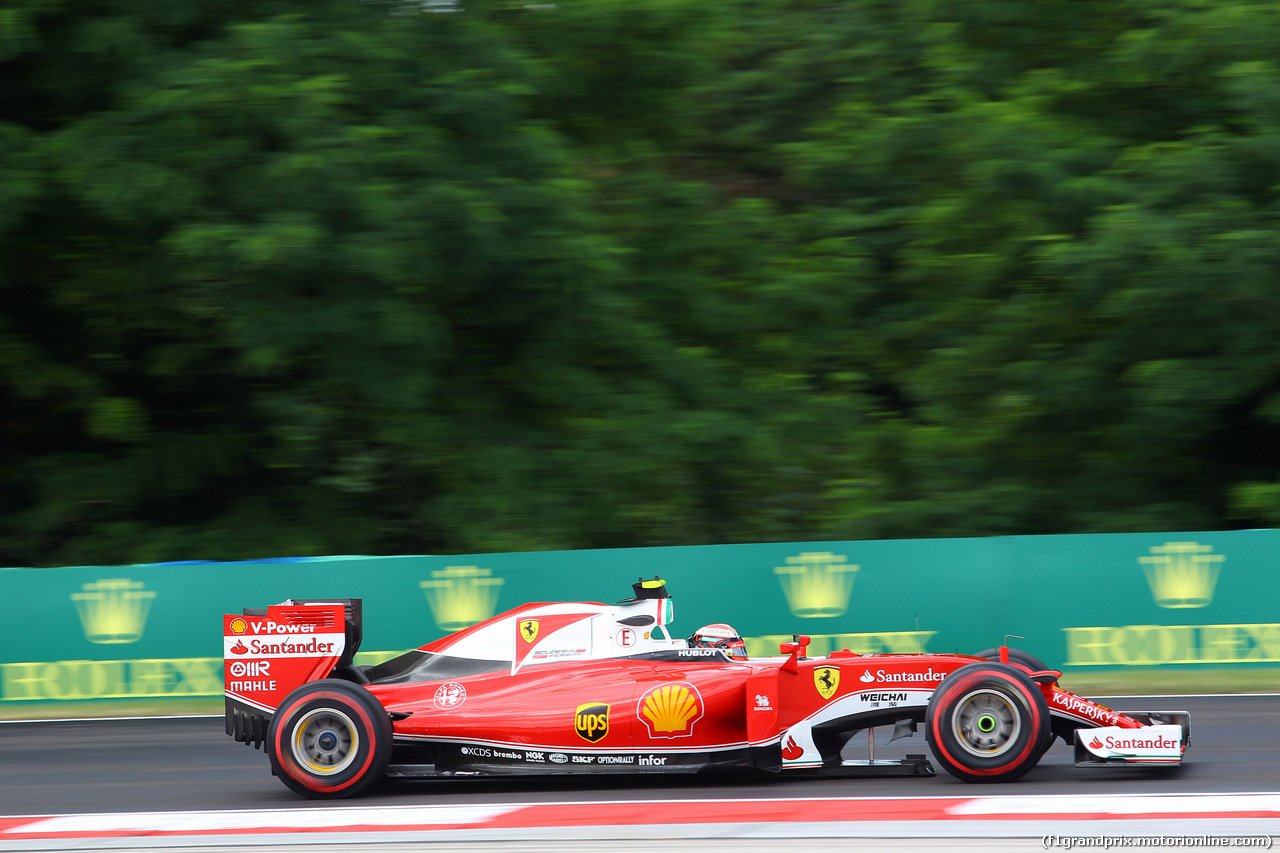 GP UNGHERIA, 22.07.2016 - Prove Libere 1, Kimi Raikkonen (FIN) Ferrari SF16-H