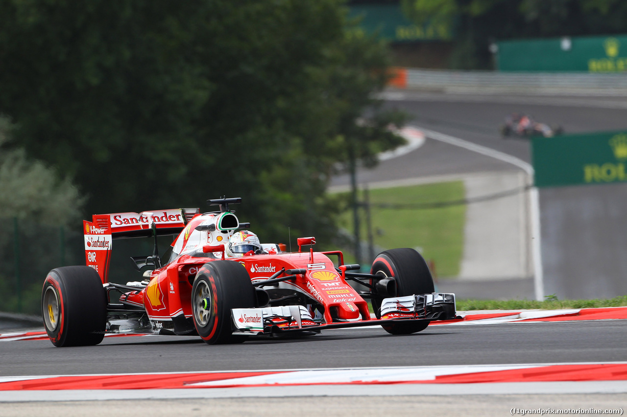 GP UNGHERIA, 22.07.2016 - Prove Libere 1, Sebastian Vettel (GER) Ferrari SF16-H